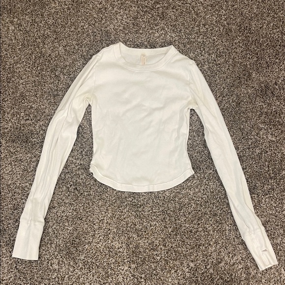 Free People Tops - Free People ivory white Long Sleeve top size S